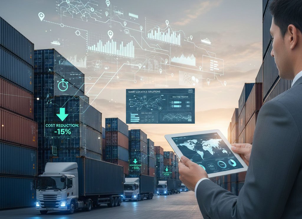 Freight cost reduction through optimized logistics and smart freight management solutions