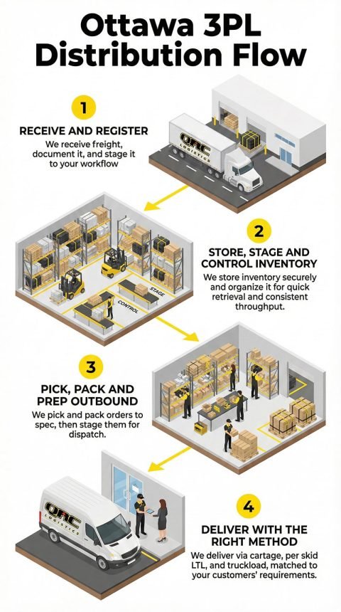 Ottawa 3PL Distribution & Logistics Services | QRC Logistics