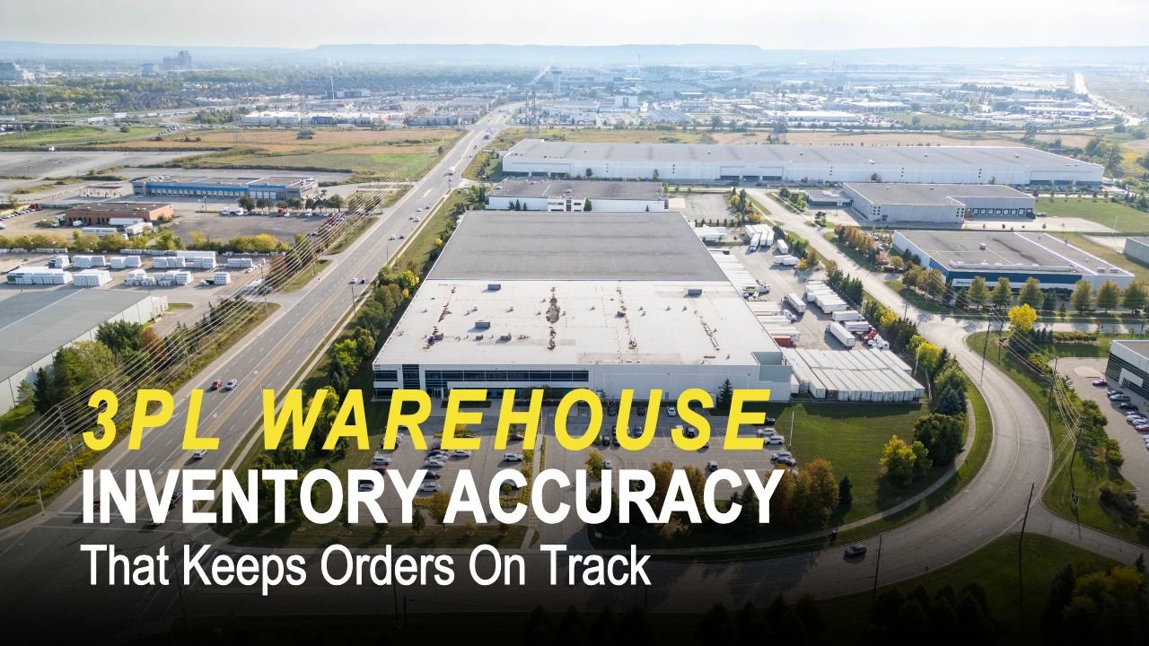 QRC Logistics 3PL warehouse near Pearson Airport where accuracy in a 3PL warehouse is maintained to keep inventory and orders on track